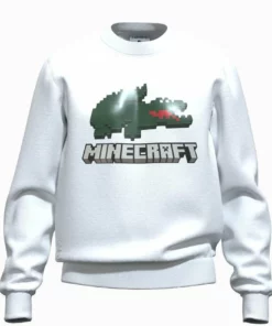 Lacoste MINECRAFT - Sweatshirt - Blanc -Lacoste Soldes Magasin 428a21ae15ed4cc0b615d0f90ab2c51d