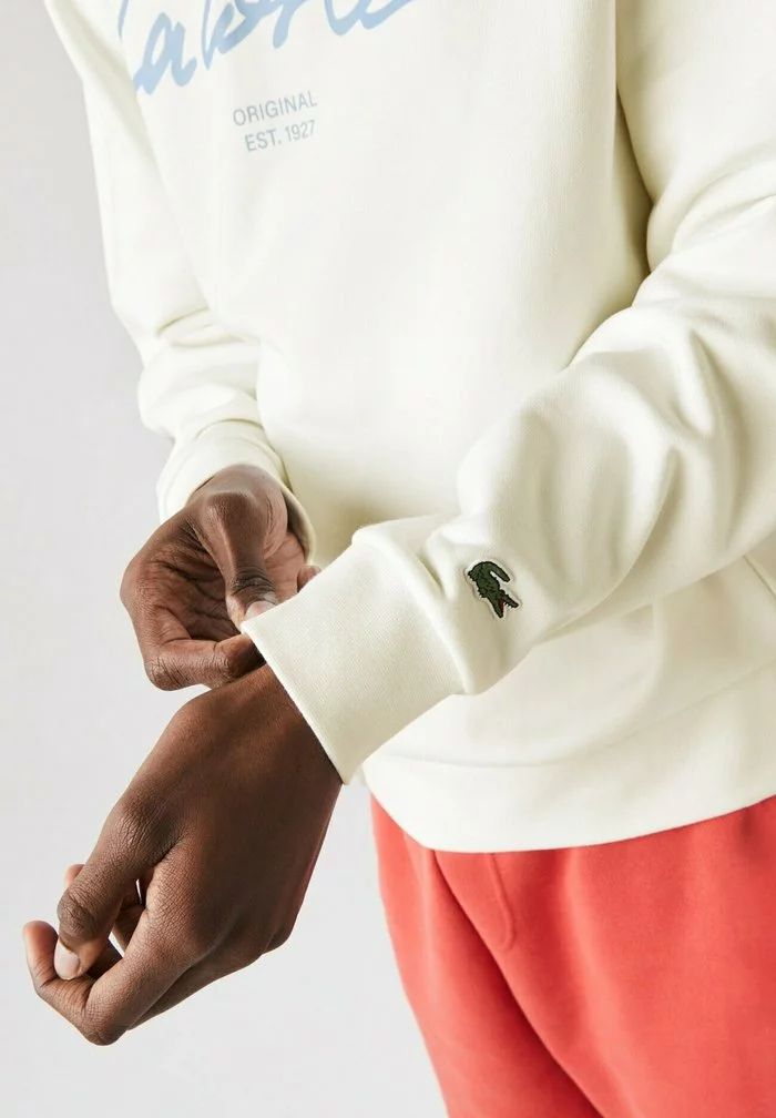 Lacoste Sweatshirt - Blanc 2 Lacoste Sweatshirt - Blanc – Image 2