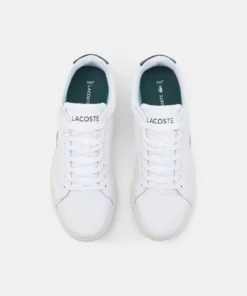 Lacoste CARNABY - Baskets Basses - White/dark Green -Lacoste Soldes Magasin 43b79b1d3e704ecd9d0741e94ac0fa1c