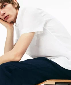 Lacoste MANCHES COURTES - Chemise - Blanc -Lacoste Soldes Magasin 448d777dcea242d08ce2a59715d9a0e6