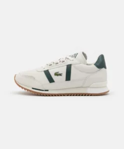 Lacoste PARTNER RETRO - Baskets Basses - Offwhite/dark Green -Lacoste Soldes Magasin 44f9cc049d4b4da886238f9277a08254