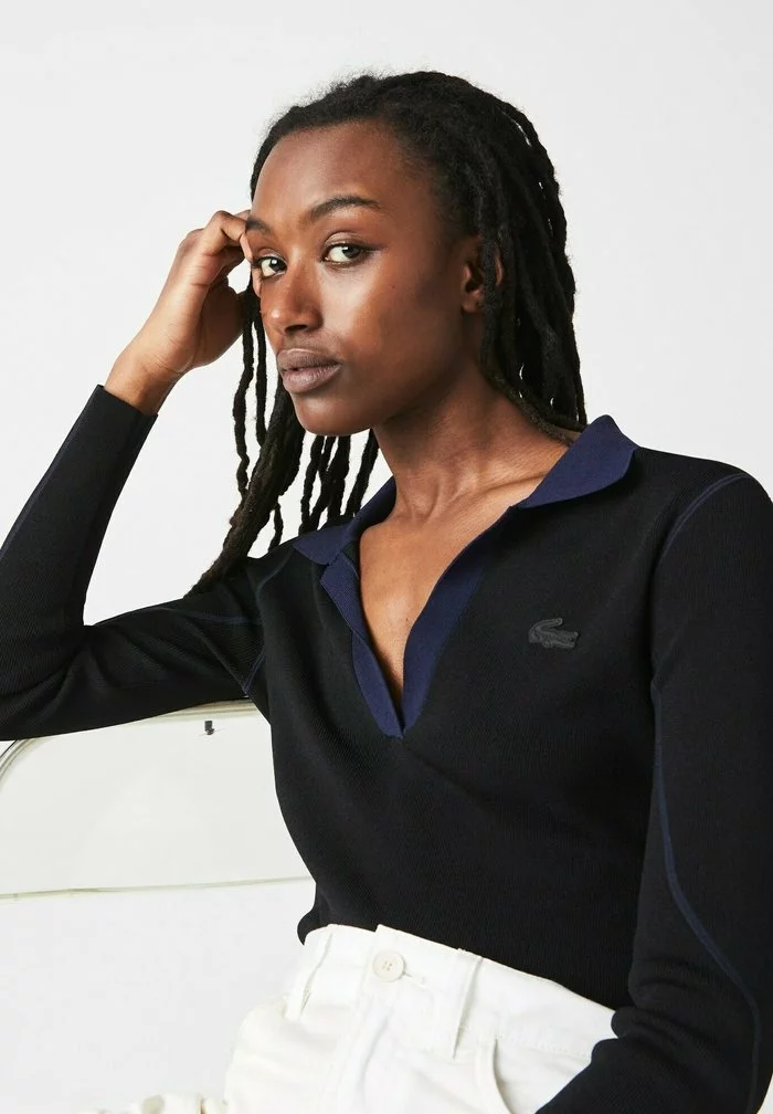 Lacoste Pullover - Noir/bleu/marine 5 Lacoste Pullover - Noir/bleu/marine – Image 5