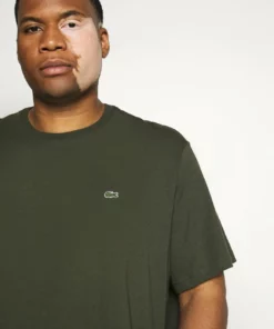 Lacoste T-shirt Basique - Khaki -Lacoste Soldes Magasin 457e53fa461c4fdbac14bb16d260b2b6