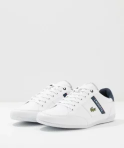 Lacoste CHAYMON - Baskets Basses - White/navy/red -Lacoste Soldes Magasin 45cff837af2b4d499db45b24d52ecda8