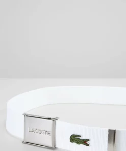 Lacoste CASUAL STRAP IN KIT UNISEX - Ceinture - White -Lacoste Soldes Magasin 466c70a08a4f453b8795db3296de9370