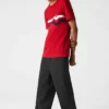 Lacoste T-shirt Imprimé - Rouge / Blanc / Bleu Marine