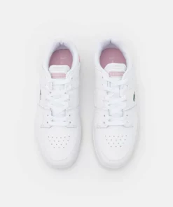 Lacoste COURT CAGE - Baskets Basses - White/light Pink -Lacoste Soldes Magasin 47e43c06416f4e5cbd2c3d5dd4829bab