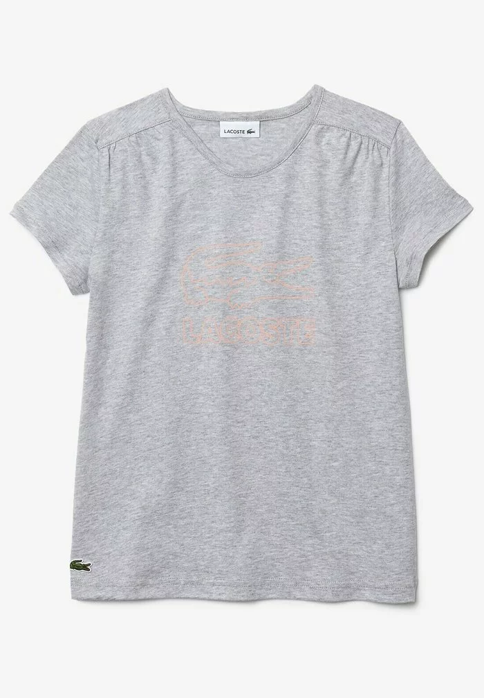 Lacoste T-shirt Imprimé - Gris Chine 1 Lacoste T-shirt Imprimé - Gris Chine