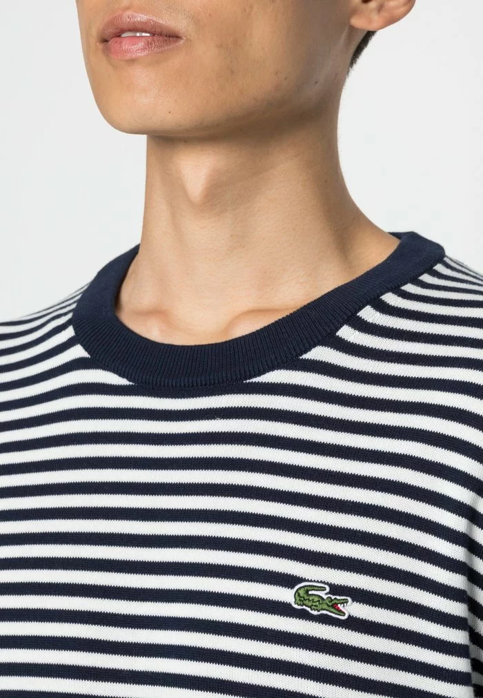 Lacoste Pullover - Navy Blue/flour 5 Lacoste Pullover - Navy Blue/flour – Image 5