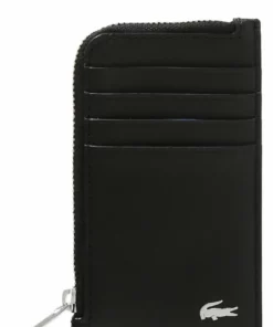 Lacoste ZIP CREDIT CARD HOLDER - Portefeuille - Black