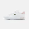 Lacoste POWERCOURT - Baskets Basses - White/light Pink