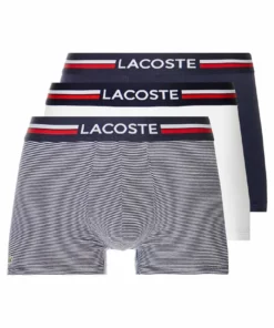 Lacoste 3 PACK - Shorty - Navy Blue/white -Lacoste Soldes Magasin 498549b889654f0dbf93223a9a13c06c