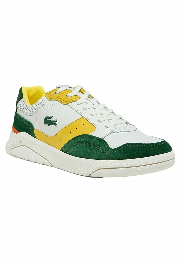 Lacoste Baskets Basses - Off White & Dark Green 1 Lacoste Baskets Basses - Off White & Dark Green