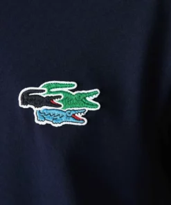 Lacoste T-shirt Basique - Bleu Marine -Lacoste Soldes Magasin 4bbfded1bc584ee899aae20f9cda0ccd