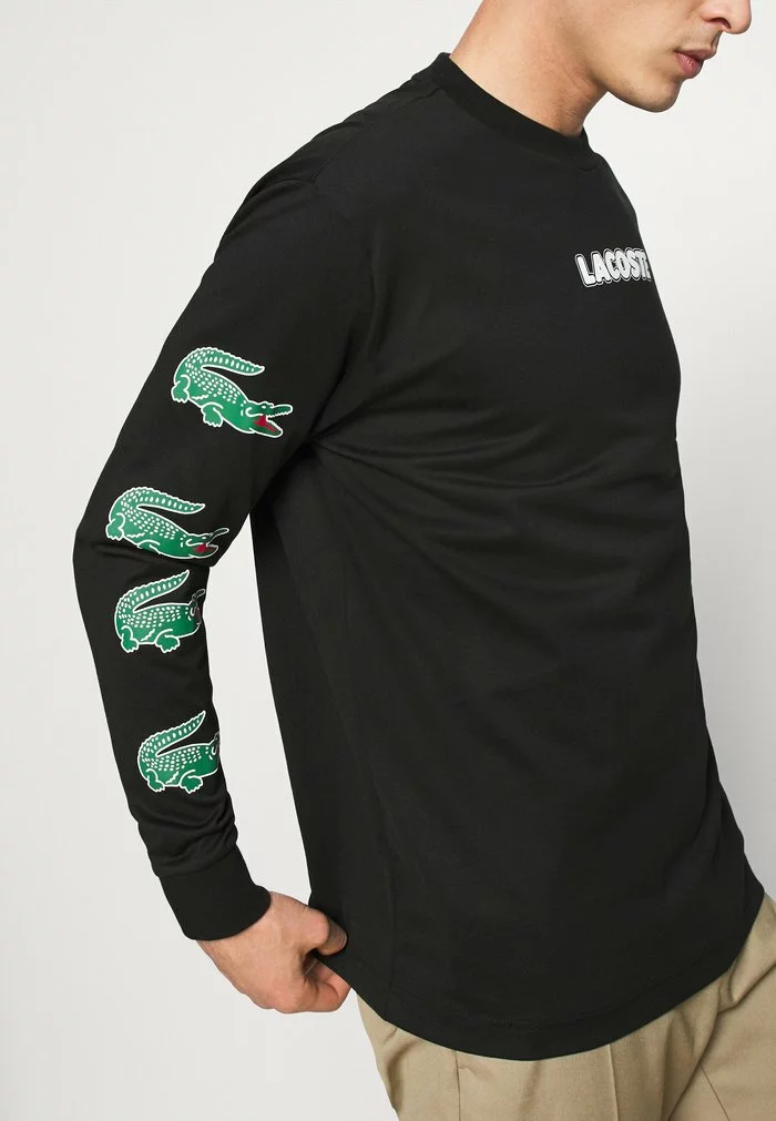 Lacoste T-shirt à Manches Longues - Noir 5 Lacoste T-shirt à Manches Longues - Noir – Image 5