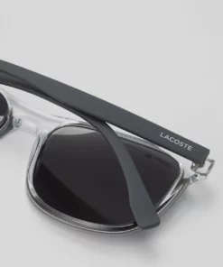 Lacoste Lunettes De Soleil - Crystal/grey -Lacoste Soldes Magasin 4c01eb5cfb444df8a1a81b51e39407a7
