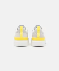 Lacoste Baskets Basses - White/yellow -Lacoste Soldes Magasin 4c177154ce594d5880682e076443e381