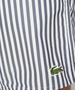 Lacoste Short De Bain - Navy Blue/flour -Lacoste Soldes Magasin 4ca210fcb651470da6e6f266debddcb6