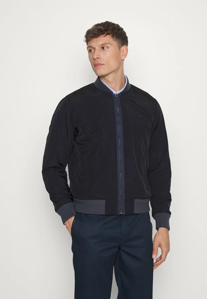 Lacoste Blouson Bomber - Black/dark Blue 4 Lacoste Blouson Bomber - Black/dark Blue – Image 4