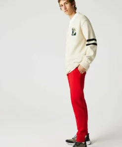 Lacoste Pantalon De Survêtement - Rouge -Lacoste Soldes Magasin 524dad1a80ca4536890de5398319e434