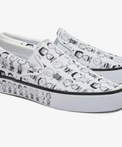 LACOSTE X PEANUTS - Baskets Basses - White / Black -Lacoste Soldes Magasin 5291134cc6c94f089753ff1637568638