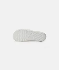 Lacoste CROCO SLIDE - Mules - Wht/slv -Lacoste Soldes Magasin 52adb3c4f1c14b7a9656ec88e7d70fa6