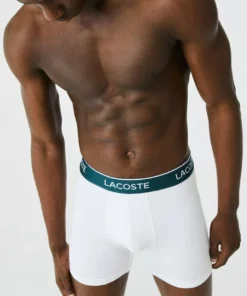 Lacoste 3 PACK - Shorty - Noir / Blanc / Gris Chine -Lacoste Soldes Magasin 530b4105611346e789486d9b3e2543f0