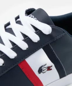 Lacoste LEROND - Baskets Basses - Navy/white -Lacoste Soldes Magasin 535aa325d5674ef7b79776e6a9477af3