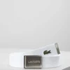 Lacoste CASUAL STRAP IN KIT UNISEX - Ceinture - White
