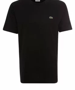 Lacoste T-shirt Basique - Black -Lacoste Soldes Magasin 546f44b5f2f64079b0299efe6bcb09a5
