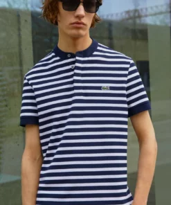 Lacoste T-shirt Imprimé - Navy Blue/white -Lacoste Soldes Magasin 55114c0a3e774f2983a51e8282b999cb