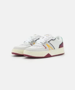 Lacoste Baskets Basses - White/burgundy -Lacoste Soldes Magasin 559bbfb1433747a48f30e148f3b4b891
