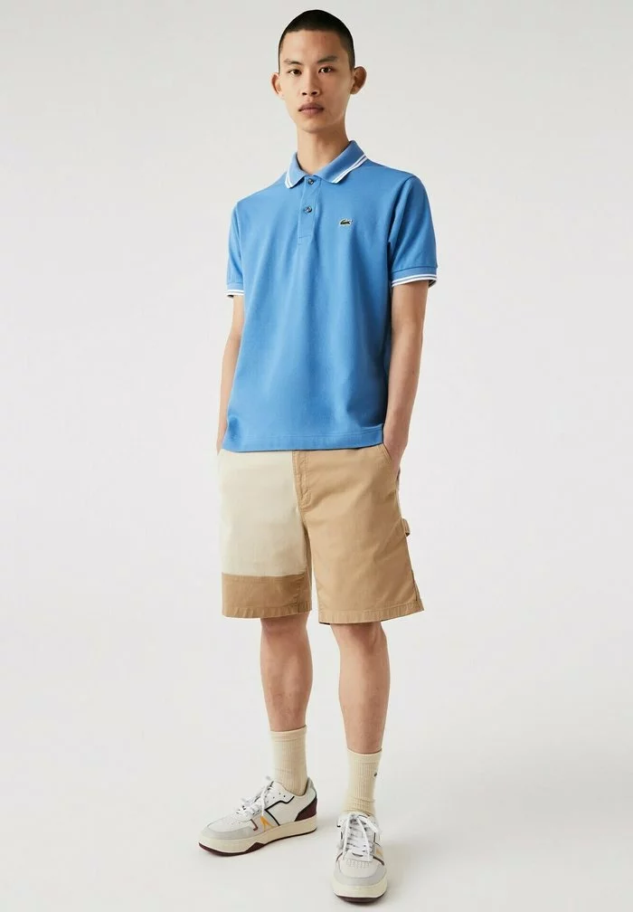 Lacoste Polo - Bleu/blanc 1 Lacoste Polo - Bleu/blanc