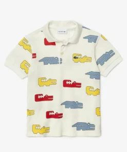 Lacoste KORTE MOUW - Polo - Blanc/blanc