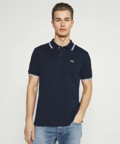 Lacoste Polo - Navy Blue/white