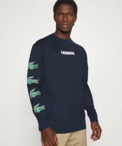 Lacoste T-shirt à Manches Longues - Marine