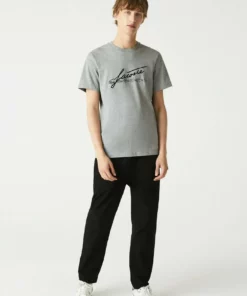 Lacoste T-shirt Imprimé - Gris Chine