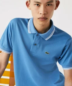 Lacoste Polo - Bleu/blanc 8 Lacoste Polo - Bleu/blanc -Lacoste Soldes Magasin 58ca929e055b4c1195f78bcf530eff0d