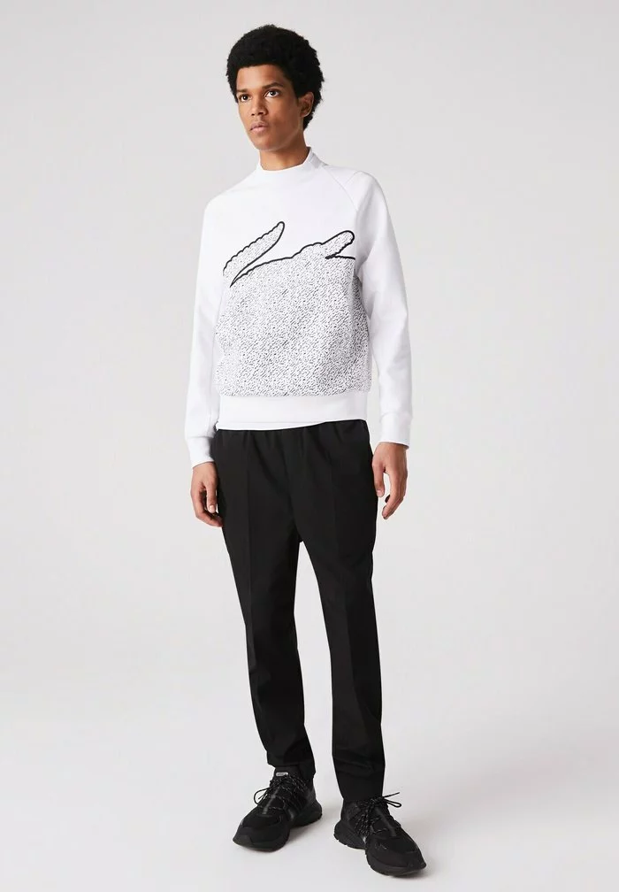 Lacoste Sweatshirt - White 1 Lacoste Sweatshirt - White