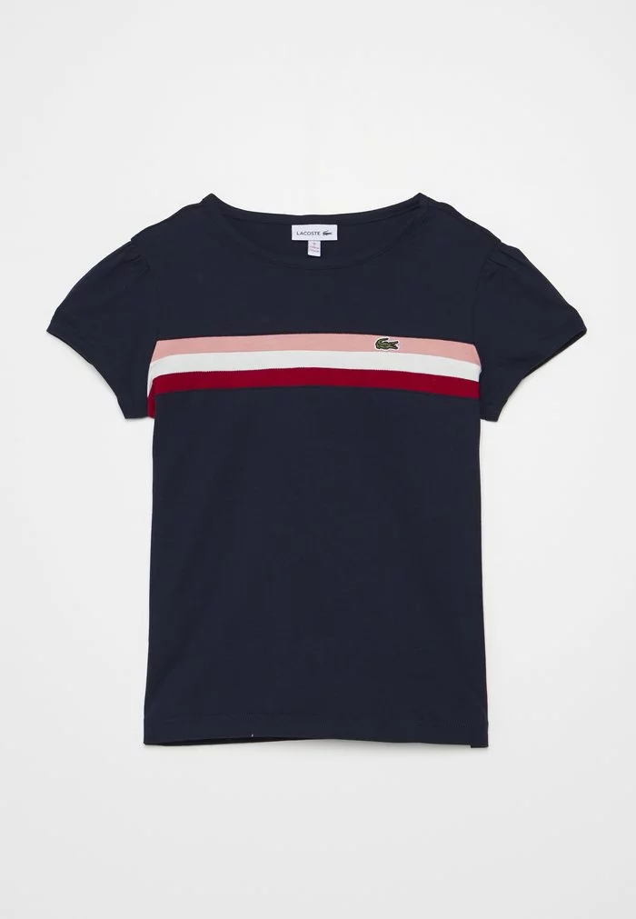 Lacoste T-shirt Imprimé - Marine Multico 1 Lacoste T-shirt Imprimé - Marine Multico