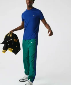 Lacoste T-shirt Basique - Bleu -Lacoste Soldes Magasin 5a0b8339647e47048eb89e9df527bf42