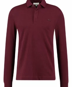 Lacoste HERREN POLOSHIRT REGULAR FIT LANGARM - Polo - Burgundy