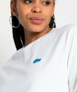 Lacoste EXCLUSIVE - T-shirt Basique - White -Lacoste Soldes Magasin 5c002fbb3dec4c01b7449067ffc902cc