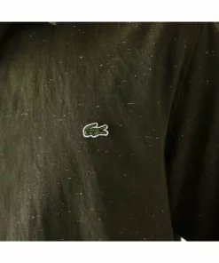 Lacoste Chemise - Vert Kaki/blanc -Lacoste Soldes Magasin 5c3f548186634fd9b4d07cbbbd72e4a1