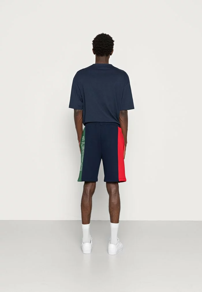 Lacoste UNISEX - Short - Navy Blue/red Green 3 Lacoste UNISEX - Short - Navy Blue/red Green – Image 3