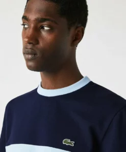 Lacoste T-shirt Imprimé - Bleu Marine / Bleu Clair 9 Lacoste T-shirt Imprimé - Bleu Marine / Bleu Clair -Lacoste Soldes Magasin 5cec7f7aae104251806cb30c607acf76