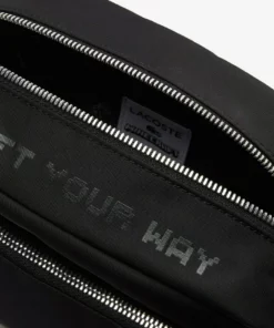 Lacoste X MINECRAFT - Sac Bandoulière - Minecraft Noir / Blanc -Lacoste Soldes Magasin 5de6e6fcc4e74c0296f20ce2369a4c76