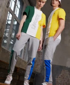 Lacoste UNISEX - T-shirt Imprimé - White/green Broom