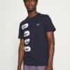 Lacoste T-shirt Imprimé - Marine