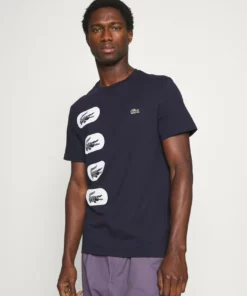 Lacoste T-shirt Imprimé - Marine